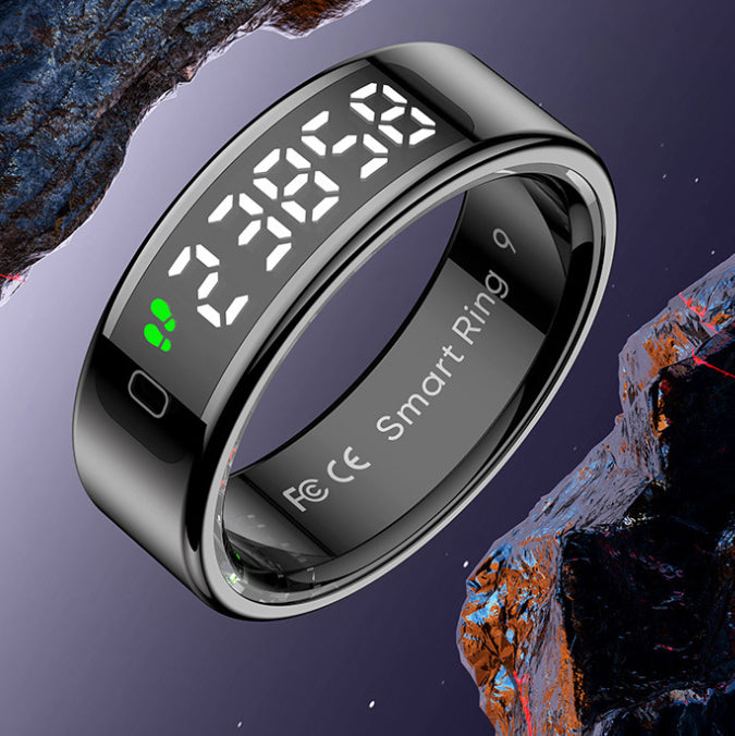R11 Smart Ring with Display – Health & Activity Tracker, Heart Rate & Sleep Monitor (Bluetooth)