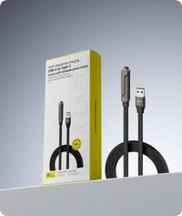 Fast Charging Foldable Bracket Data Cable 2-in-1 Data Wire Foldable Phone Tablet Stand Type-C To Type-C USB-A To Type-C