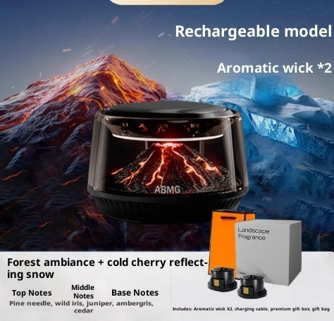 Volcano Iceberg View Aromatic Car Perfume Ornament