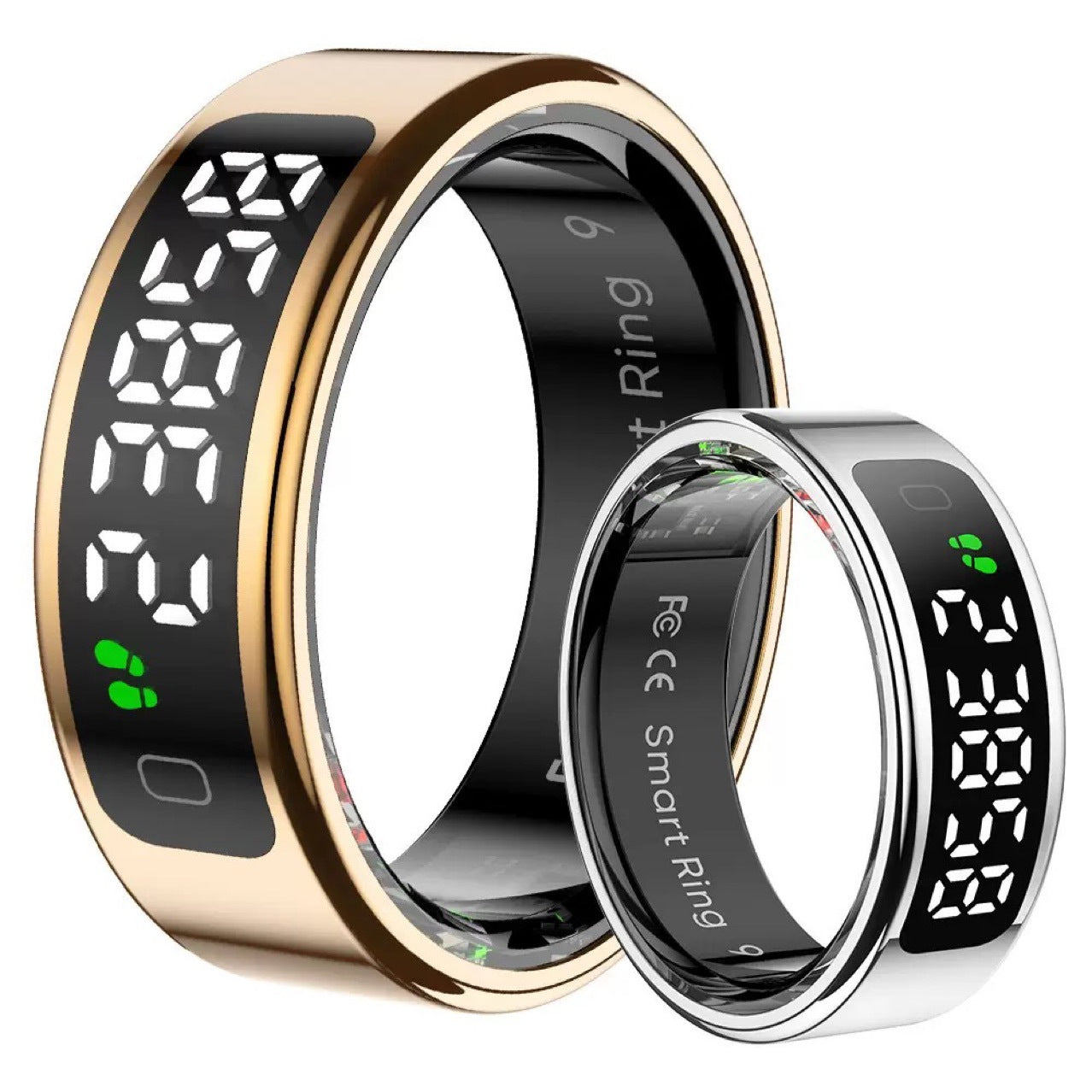 R11 Smart Ring with Display – Health & Activity Tracker, Heart Rate & Sleep Monitor (Bluetooth)